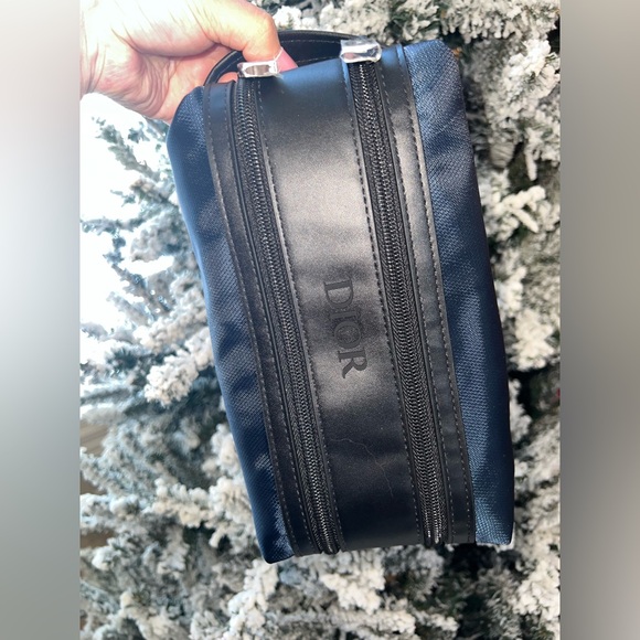 Christian Dior Beauty Cosmetic Pouch GWP Navy/Black NEW in Box - Picture 7 of 8